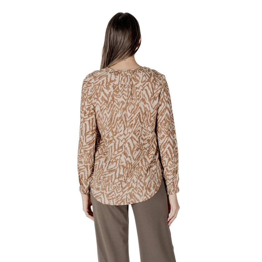 Street One Beige Viscose Shirt