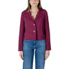 Street One Purple Viscose Jackets & Coat