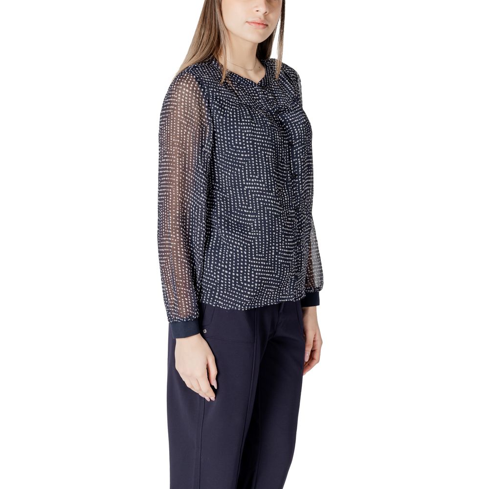 Street One Blue Polyester Shirt