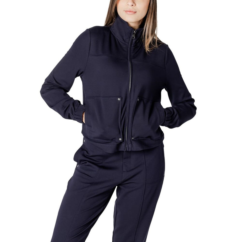 Street One Blue Viscose Jackets & Coat