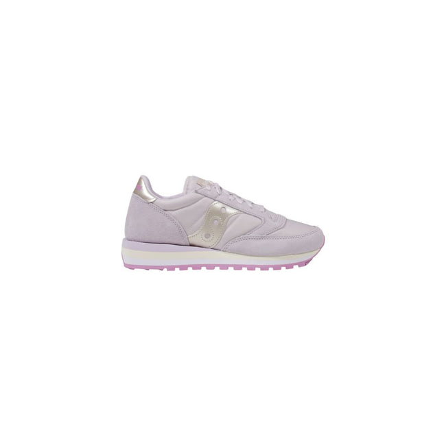 Saucony Pink Suede Leather Sneaker