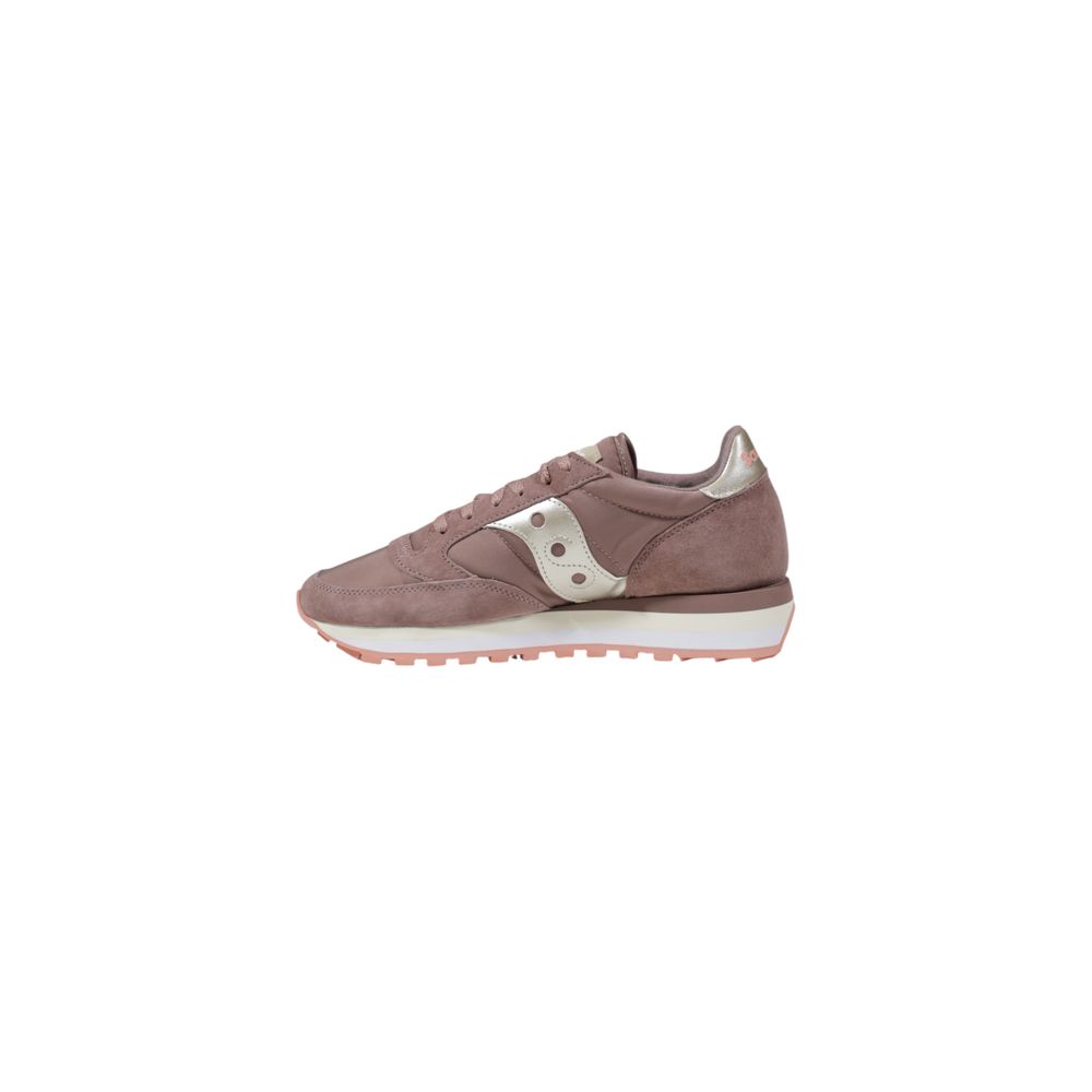 Saucony Pink Suede Leather Sneaker