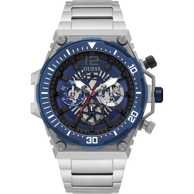 Guess Silver Stainless Steel Watch
