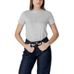 Calvin Klein Jeans Gray Cotton Tops & T-Shirt