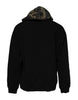 Dolce & Gabbana Black Camouflage Hooded Sweatshirt Sweater