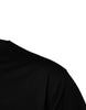 Dolce & Gabbana Black Logo Patch Cotton Crew Neck T-shirt