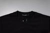 Dolce & Gabbana Black Logo Cotton Men Crew Neck T-shirt