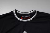 Dolce & Gabbana Dark Blue Logo Crown Cotton Crew Neck T-shirt