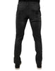 Dolce & Gabbana Black Cotton Stretch Skinny Men Denim Jeans