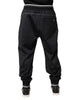 Dolce & Gabbana Black Polyester Logo Jogger Pants