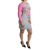 Moschino Gray Cotton Dress