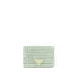 Prada Raffia Card Holder
