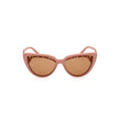 Emilio Pucci Brown Haircalf Sunglasses