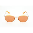 Polaroid Gray Stainless Steel Sunglasses