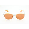 Polaroid Gray Stainless Steel Sunglasses