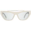 Emilio Pucci White Metal Sunglasses