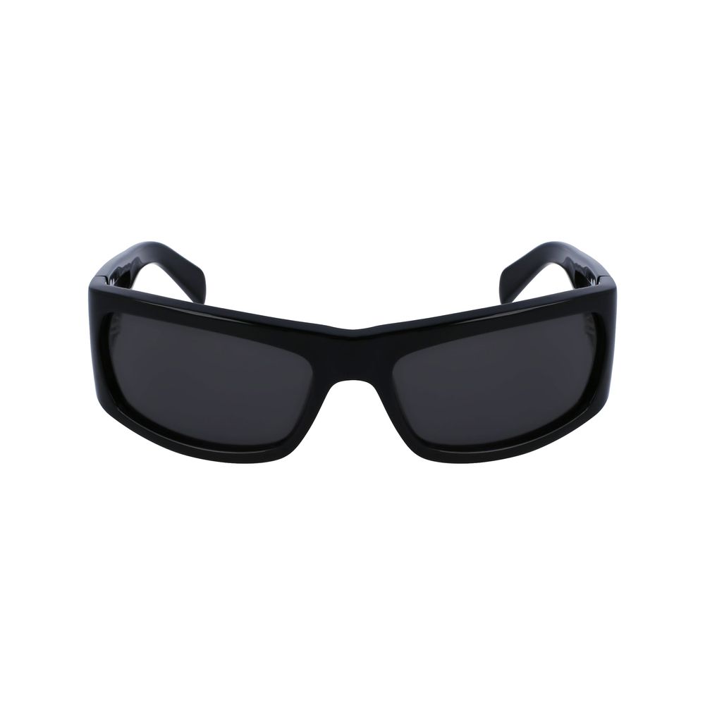 Ferragamo Black Haircalf Sunglasses