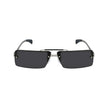 Ferragamo Gray Metal Sunglasses