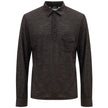 Corneliani Gray Wool Polo Shirt