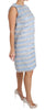 Dolce & Gabbana Elegant Light Blue Fringe Shift Dress