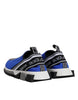 Dolce & Gabbana Blue Logo Low Top Sorrento Sneakers Shoes