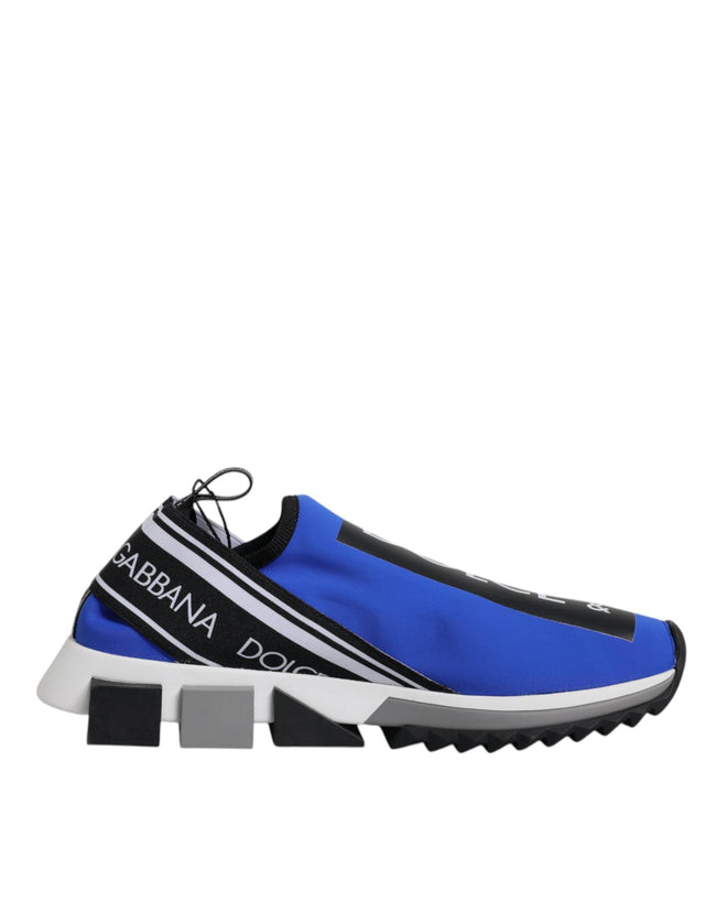 Dolce & Gabbana Blue Logo Low Top Sorrento Sneakers Shoes