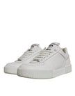 Dolce & Gabbana White Miami Leather Low Top Sneakers Shoes