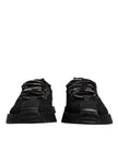 Dolce & Gabbana Black Nylon Low Top NS1 Sneakers Shoes