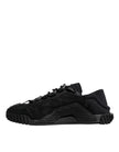 Dolce & Gabbana Black Nylon Low Top NS1 Sneakers Shoes