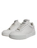 Dolce & Gabbana White Miami Leather Low Top Sneakers Shoes