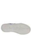 Dolce & Gabbana White Blue Logo Portofino Sneakers Shoes