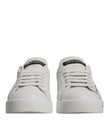 Dolce & Gabbana White Blue Logo Portofino Sneakers Shoes