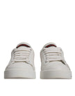 Dolce & Gabbana White Red Logo Portofino Sneakers Shoes