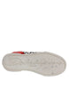 Dolce & Gabbana White Red Logo Portofino Sneakers Shoes