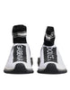Dolce & Gabbana White Black Sorrento Socks Sneakers Shoes
