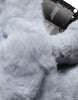 Dolce & Gabbana Powder Blue Mink Fur Neck Warmer Scarf