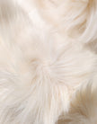 Dolce & Gabbana White Fox Fur Neck Wrap Warmer Winter Scarf