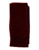 Dolce & Gabbana Bordeaux Cotton Silk Fringe Shawl Wrap Scarf