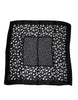 Dolce & Gabbana Black Floral Silk Square Wrap Shawl Scarf