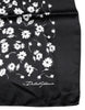 Dolce & Gabbana Black Floral Silk Square Wrap Shawl Scarf