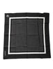 Dolce & Gabbana Black Polka Dots Cotton Handkerchief Scarf