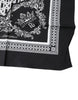 Dolce & Gabbana Black Logo Monogram Cotton Handkerchief Scarf