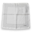 Dolce & Gabbana White Polka Dots Square Handkerchief Scarf