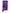 Dolce & Gabbana Purple Satin Silk Skinny Neck Foulard Scarf