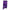 Dolce & Gabbana Purple Satin Silk Skinny Neck Foulard Scarf