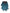 Dolce & Gabbana Blue Green Wool Fringes Wrap Shawl Scarf