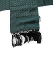 Dolce & Gabbana Dark Green Fantasy Fringes Neck Wrap Scarf