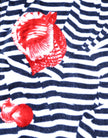 Dolce & Gabbana Multicolor Stripes Seashells Beach Towel