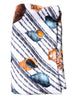 Dolce & Gabbana Multicolor Stripes Seashells Beach Towel