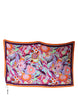 Dolce & Gabbana Multicolor Floral Print Cotton Beach Towel